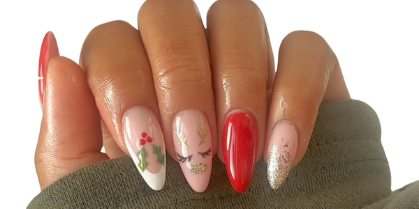 Christmas Reindeer Nail Art Tutorial