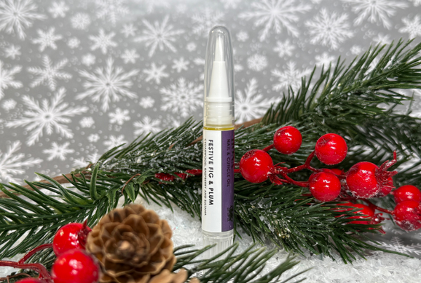 Mini Nail & Cuticle Oil Pen - Festive Fig & Plum